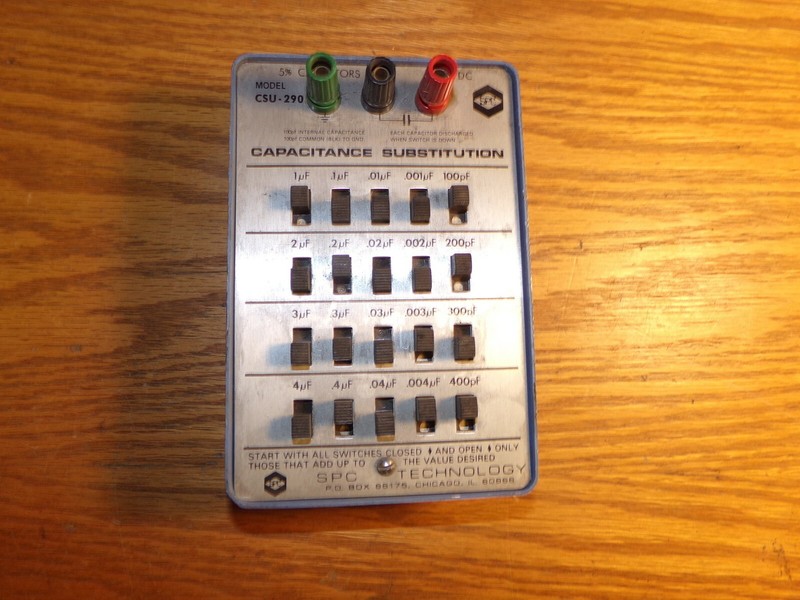 SPC CSU-290 Capacit ance Substitution *FREE SHIPPING*