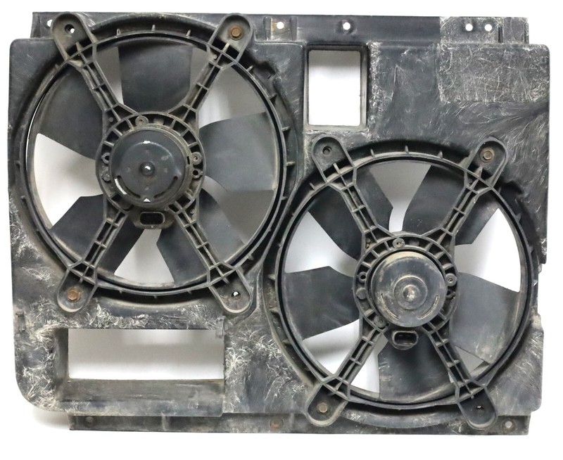 1990-1996 Corvette C4 Dual Electric Engine Cooling Fans and Shroud GM USED OEM