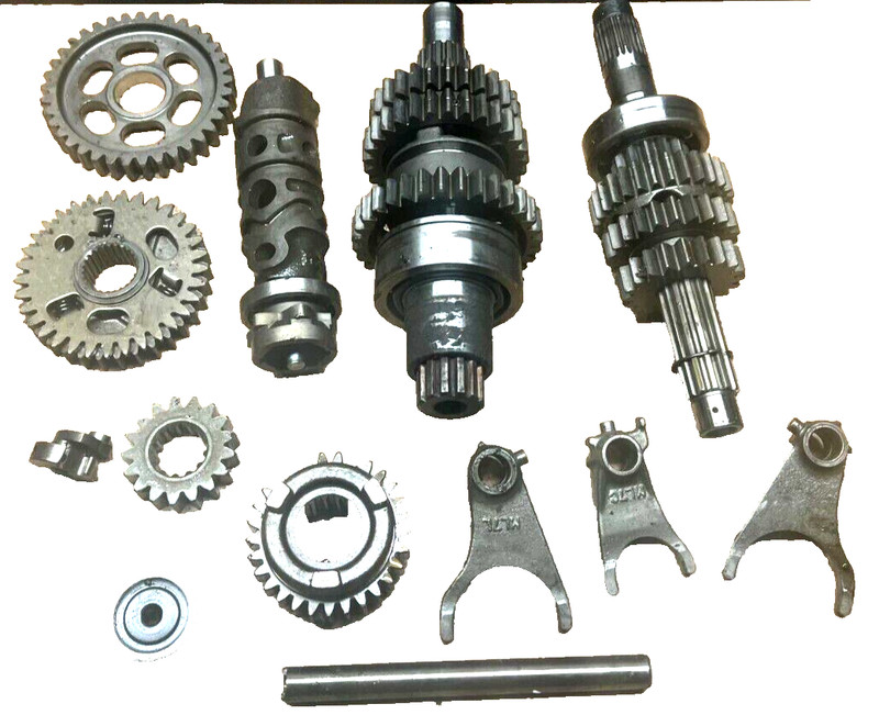 1998 Honda Magna VF750 Magna Transmission Gears Shift Drum Fork Shaft VF 750 98