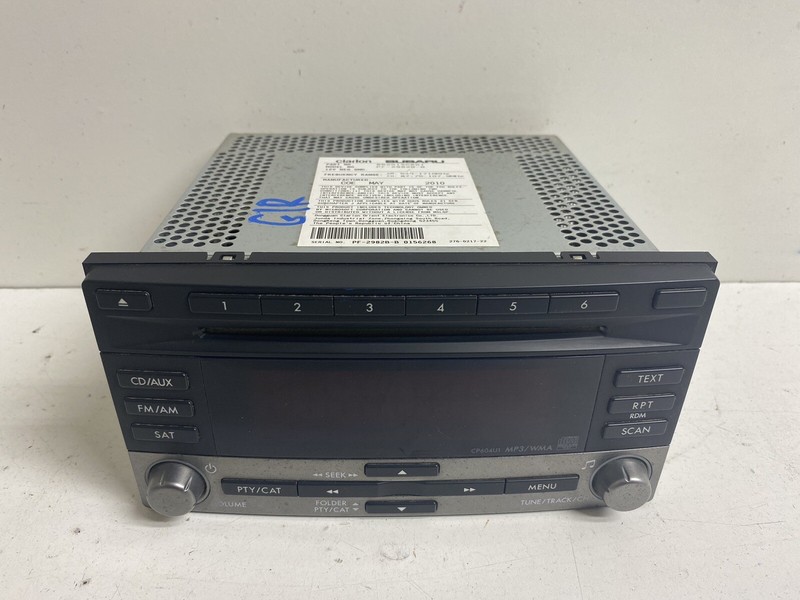 2009-2012 Subaru Forester NON-NAV AMFM Radio Stereo Disc CD Player 86201SC601