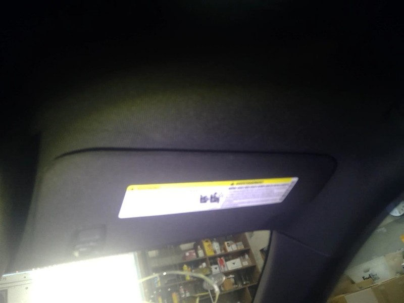 Passenger Right Sun Visor Fits 14-20 IMPALA 1728811