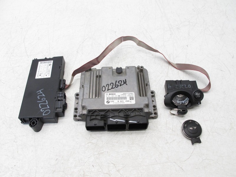 14-15 MINI COOPER S 1.6 R56 R57 R58 R59 ENGINE COMPUTER MODULE ECU KEY OEM 02262