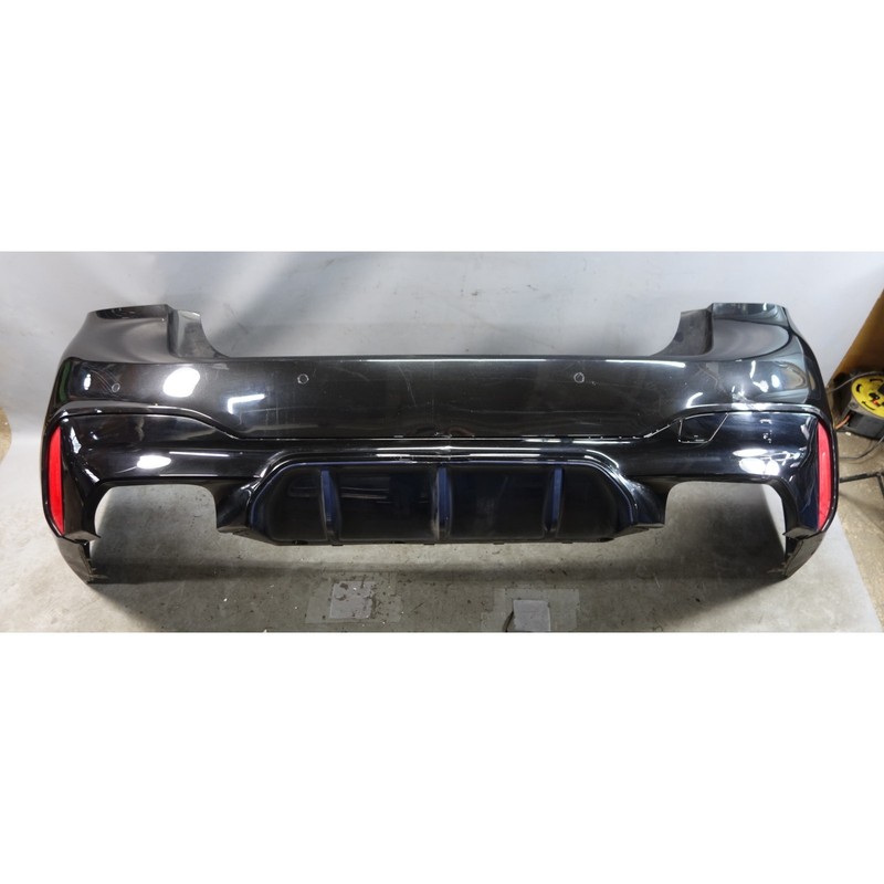 17-20 BMW F90 M5 G30 Factory M-Sport Rear Bumper Trim Cover Black Sapphire OEM
