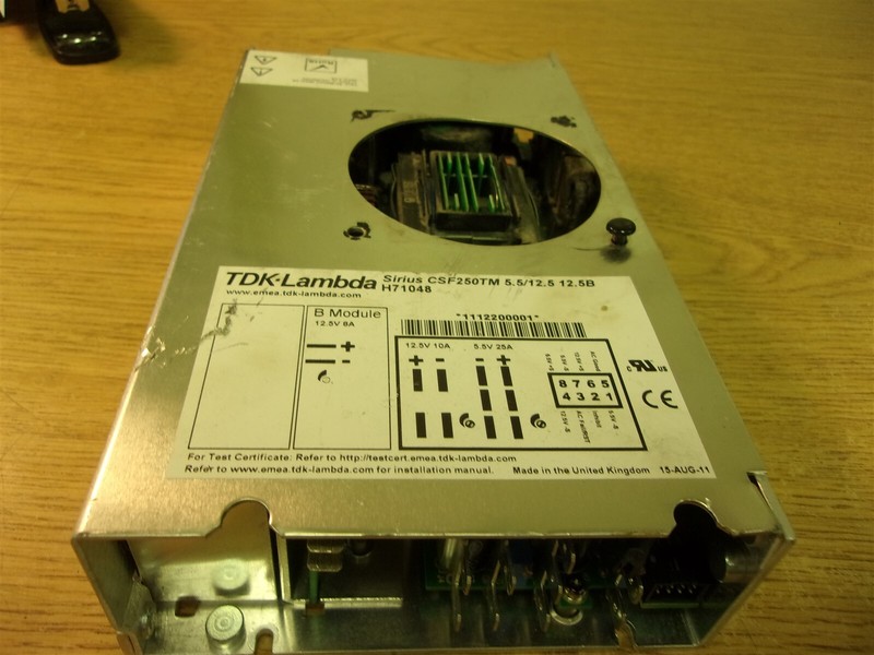 TDK Lambda CSF250TM Sirius 5.5/12.5 12.5B H71048 B Module *FREE SHIPPING*