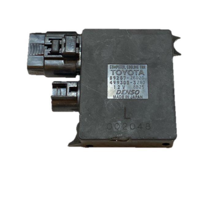 Toyota Highlander cooling fan 2005 2019 control unit tabs broken OEM 8925726020