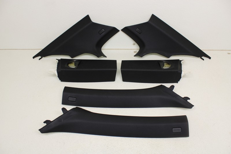 BMW M3 Black ABC Pillars Panels Covers Trim 3 Series E92 Oem 2007-2013