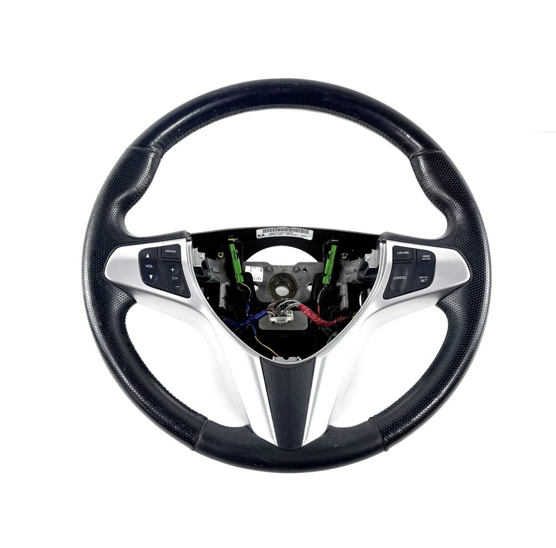 2007-2009 Acura RDX Steering Wheel w/ Cruise Control Buttons Black Rubber OEM