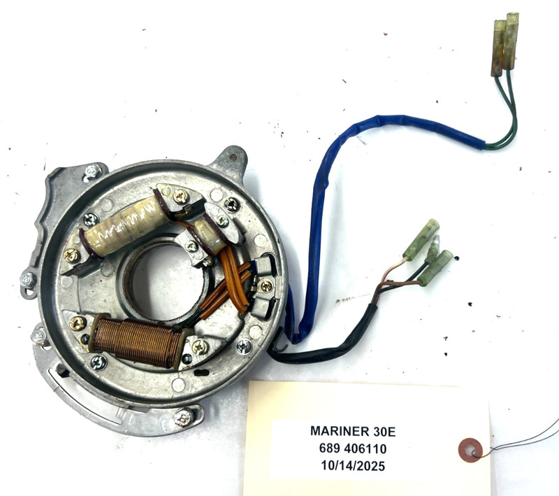 Mariner Yamaha 30hp 2 Cylinder OutboardSTATOR BASE ASSY 84878M 689-85560-A2-00