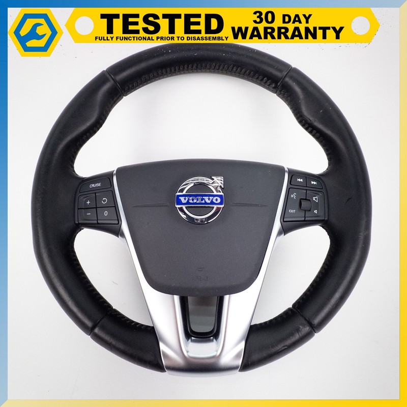 15-18 Volvo S60 STEERING WHEEL ASSEMBLY OEM