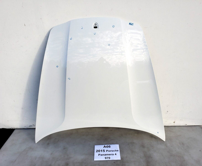 ✅ 10-16 OEM Porsche Panamera 4 970 Front Hood Bonnet Panel Shell White *NOTE