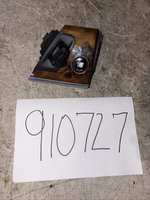 2007-10 BMWX5 IGNITION PUSH BUTTON SWITCH WITH KEY START STOP 9177973 OEM