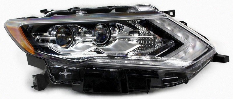 OEM Right Passenger Side LED Headlamp For Nissan Rogue 26010-6FL7A, Lens Mark
