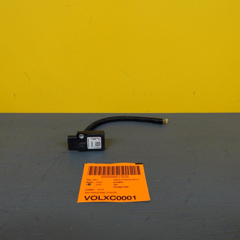 2019-2025 VOLVO XC90 SEAT HEATING RELAY OEM 31446768