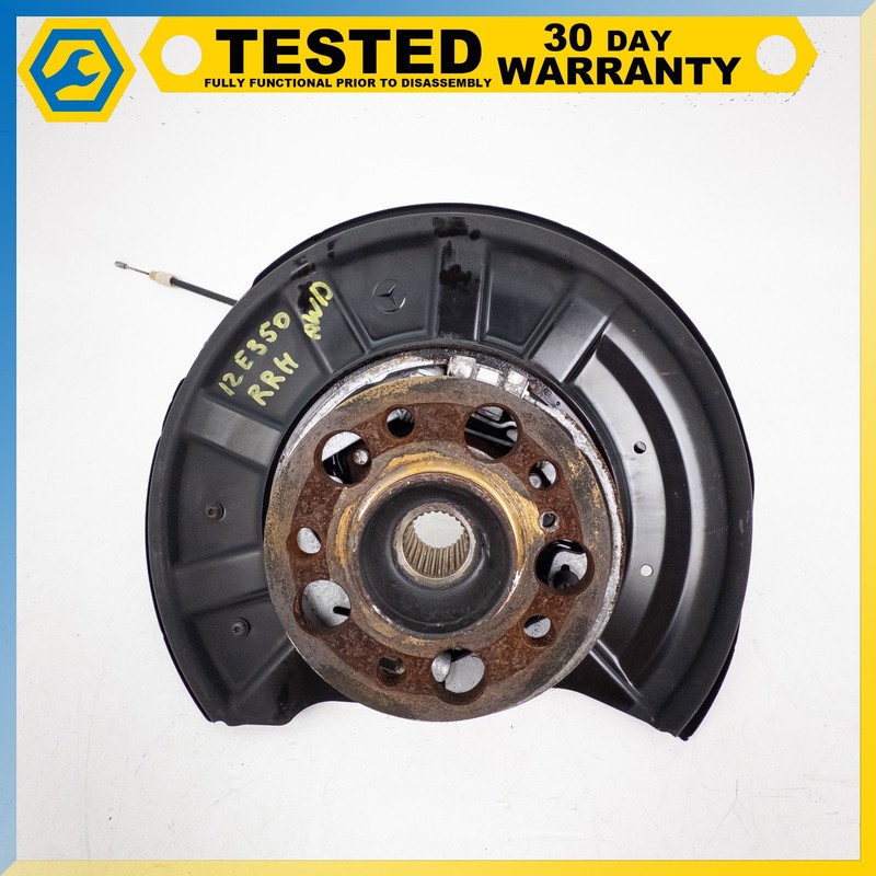 10-16 Mercedes E-class W212 AWD REAR RIGHT SIDE SPINDLE KNUCKLE W/ HUB OEM