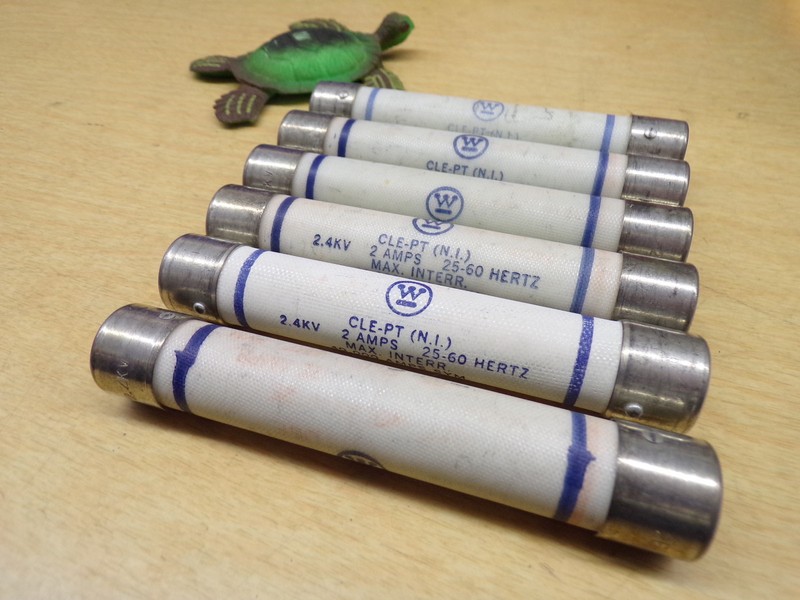 6 Westinghouse Fuse Type CLE-PT, 2123A19G01 *FREE SHIPPING*