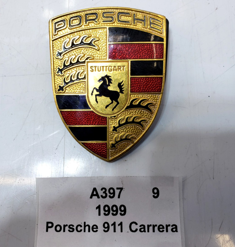 ✅ 1995-2009 OEM Porsche Porsche Carrera 911 996 Front Hood Emblem Ornament