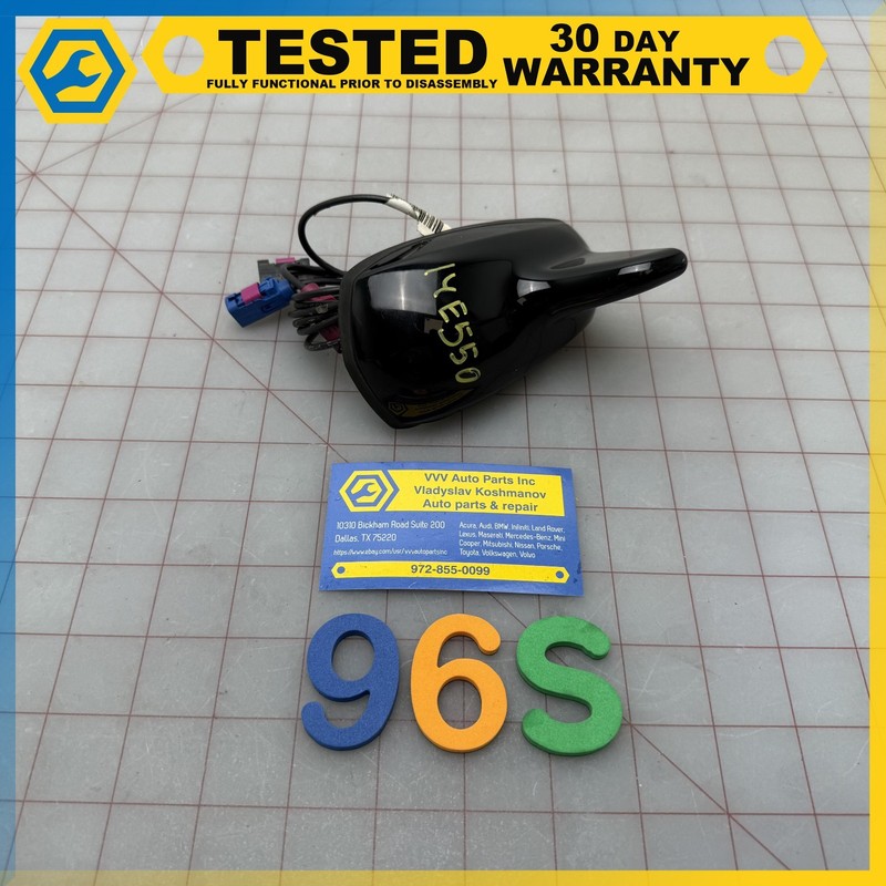 11-17 Mercedes W207 E-Class Convertible TRUNK SHARK FIN RADIO ANTENNA Black OEM