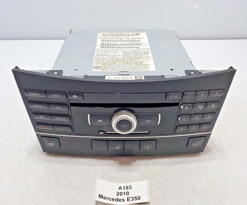 ✅ 2010-2013 OEM Mercedes W212 E350 Command Head Unit CD Changer Radio NOTE*