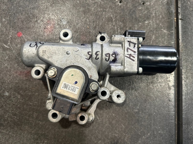 07-12 INFINITI VQ35HR engine LEFT VVT VALVETRONIC CAMSHAFT ACTUATOR MOTOR OEM