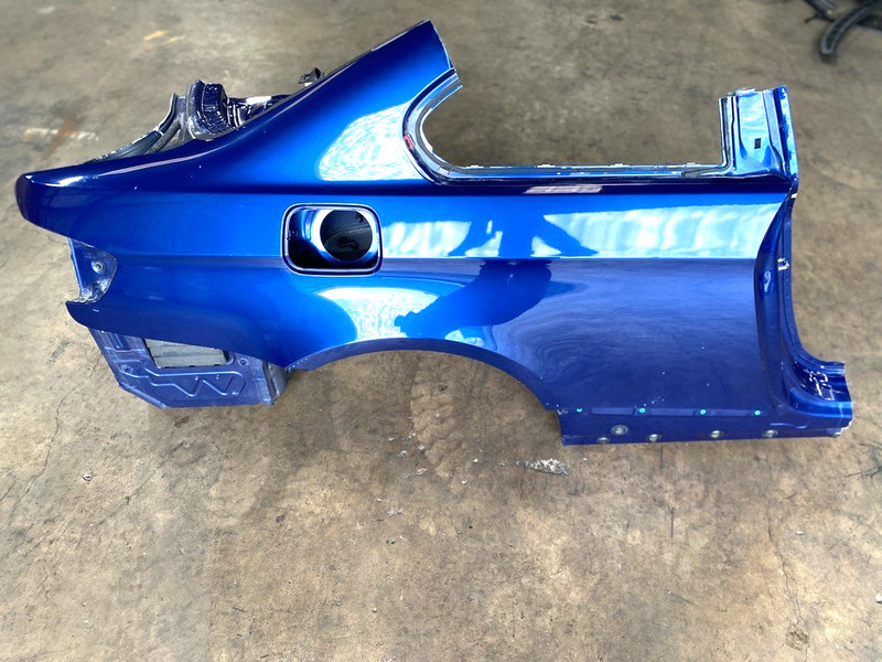 08-13 BMW M3 E92 COUPE REAR RIGHT QUARTER PANEL BODY BLUE OEM #A0.58
