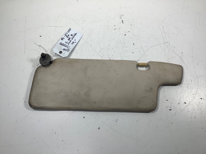 84-87 Honda CRX DX Left or Right SunVisor Gray OEM