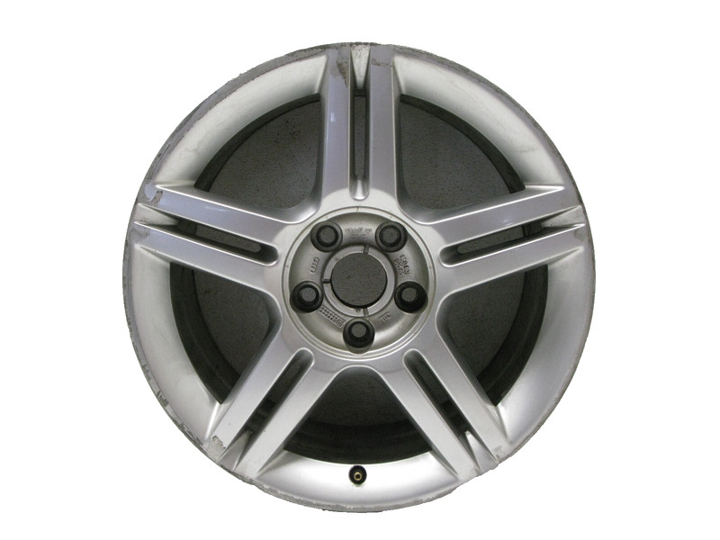 04-09 AUDI B7 A4 RIM WHEEL 5 DOUBLE SPOKE OEM 7.5 17" ET 45 8E0601025 082223C 3