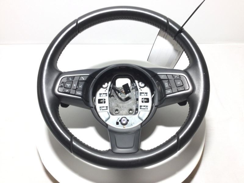 2018 JAGUAR XE STEERING WHEEL W/CONTROLS AND PADDLE SHIFTERS BLACK 48545