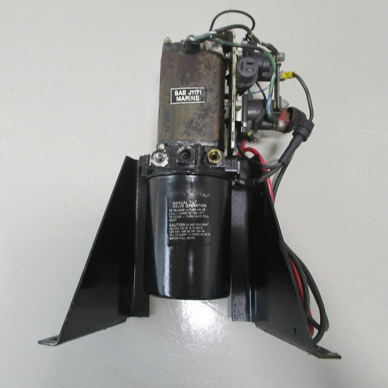 88183A11 Mercruiser Stern Drive Power Trim Tilt Pump & Solenoid Bracket