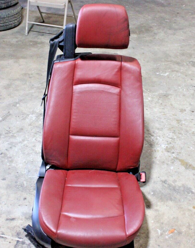 07-13 BMW 328I 335I Front Passenger Side Seat Complete OEM BMW E93 Red Sport