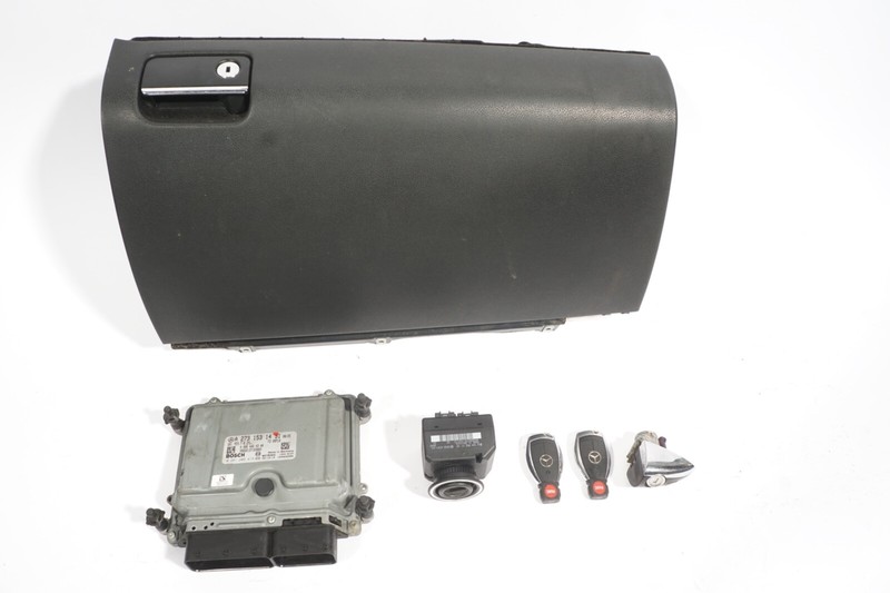 2007-2012 Mercedes GL450 X164 Engine ECU Module Ignition Key Set of 6 oem