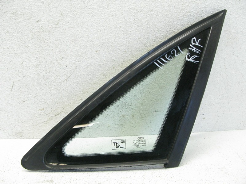 09-16 AUDI B8 A4 S4 RS4 SEDAN REAR RIGHT PASSENGER QUARTER WINDOW GLASS OEM 1116