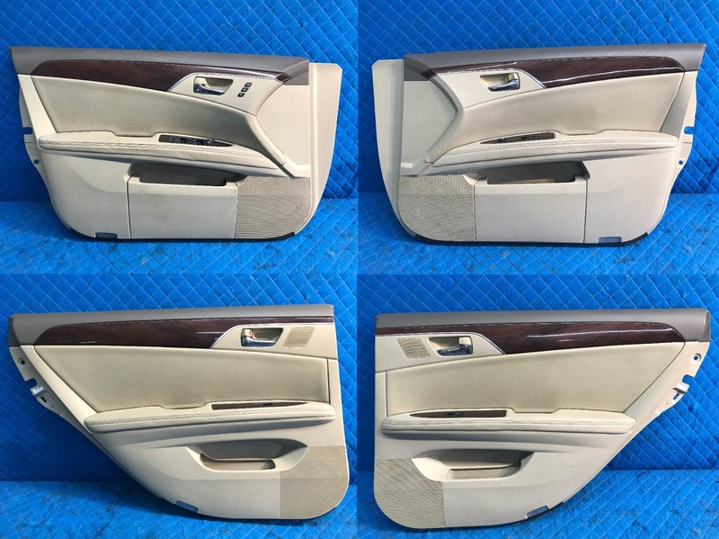 2005-2010 TOYOTA AVALON Front Rear Right Left Door Panel Trim OEM Set Beige