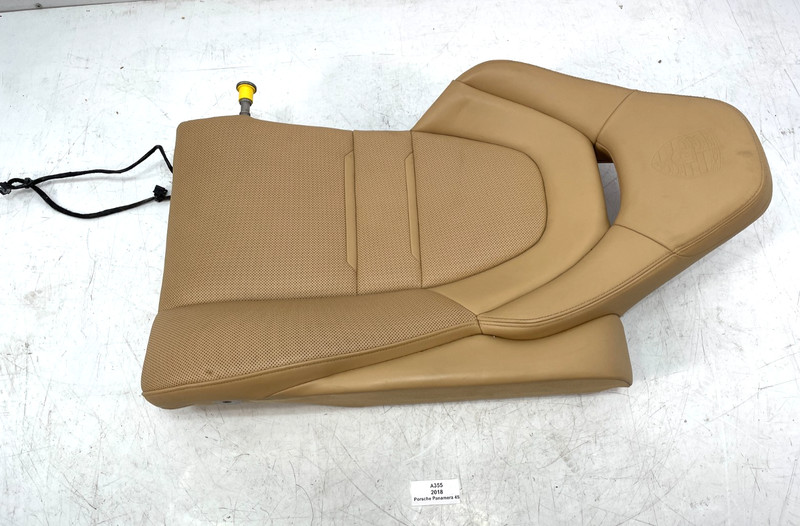 ✅ 17-23 OEM Porsche Panamera 4S 971 Rear Right Seat Upper Cushion Leather Beige*