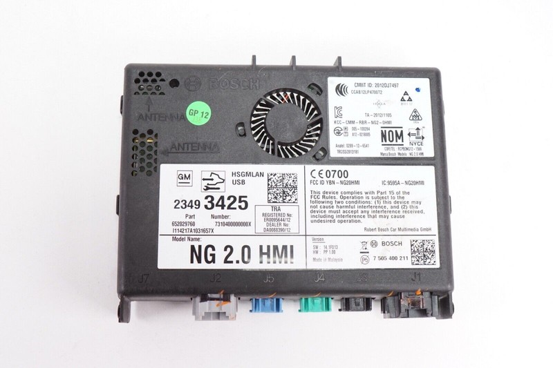 CHEVROLET GMC Multimedia Control Module HMI 2.0 OEM 2015 2016