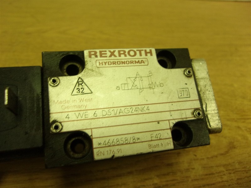 Rexroth Hydronorma 4EW6D51/AG24NK4 Valve *FREE SHIPPING*