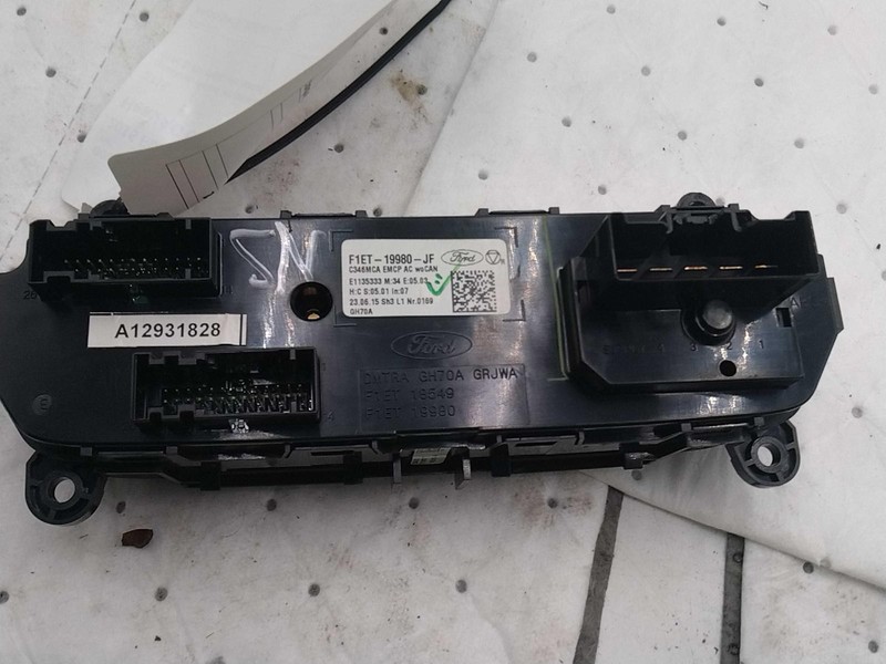 2015 Ford Focus A/C Selector Switch OEM White 118K Miles NJ25-26082-665289