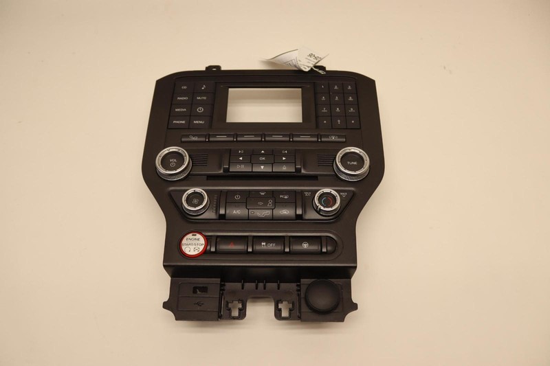 2015-2016 FORD MUSTANG DASH RADIO MEDIA & CLIMATE FACE CONTROL PANEL OEM