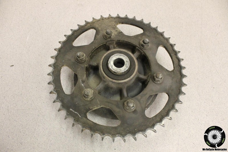 2009 Kawasaki Ninja 250R EX250J REAR BACK SPROCKET DRIVE HUB EX 250 09