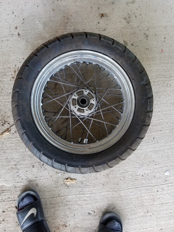 01 2001 HARLEY FLHT FLHTCUI EG ULTRA CLASSIC WHEEL RIM, FRONT
