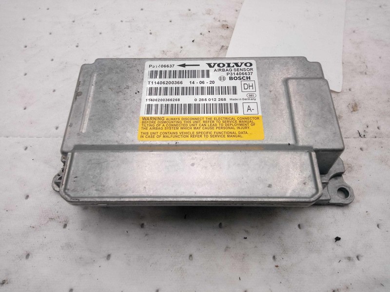 Used Air Bag Module fits: 2015 Volvo S60 Air Bag Grade B