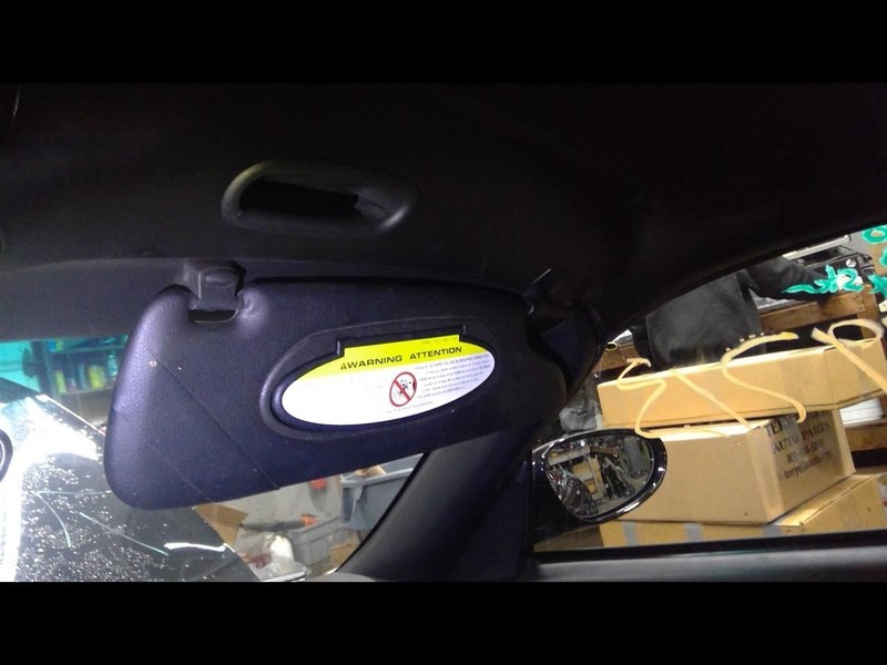 Passenger Sun Visor US Market Illuminated Fits 03-04 PORSCHE BOXSTER 1707443