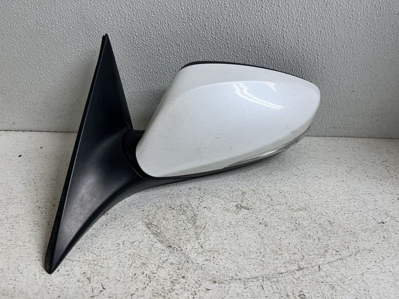 2012-2013 Hyundai Veloster White Left Driver Side View Door Mirror 6 Pin Glass