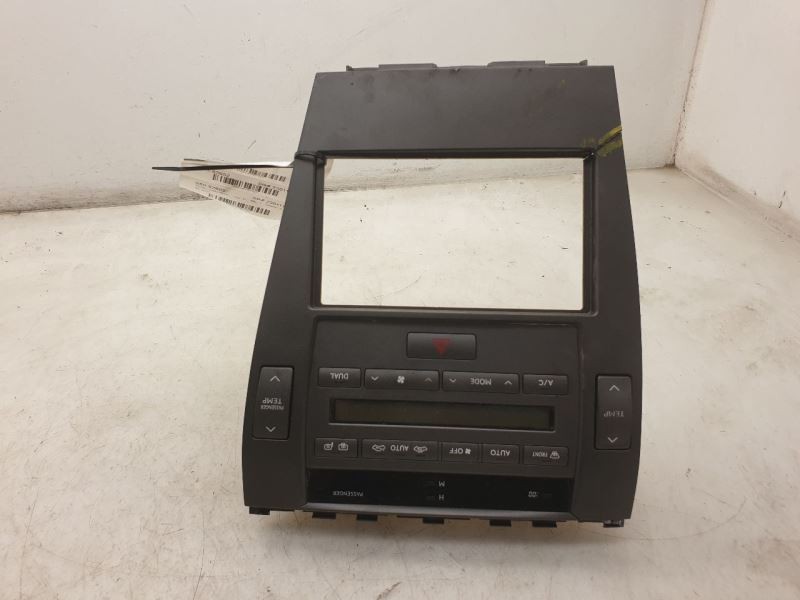 10-11 LEXUS ES350 TEMPERATURE CONTROL UNIT ASSEMBLY