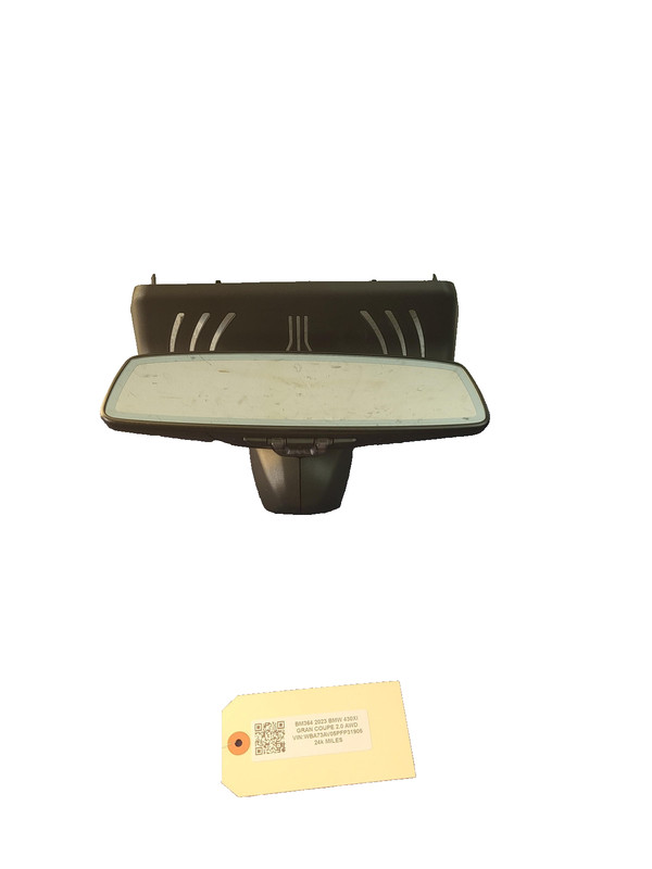 Used Oem BMW Interior Rear View Mirror & Cover Cap for 2023 430Xi Gran Coupe