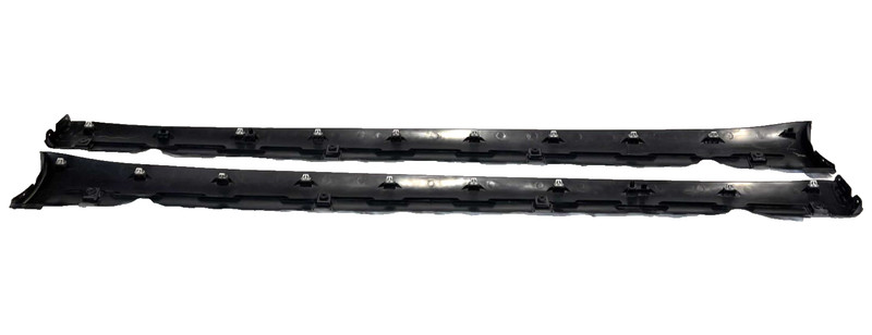 📌 17-23 TESLA MODEL 3 M3 LEFT & RIGHT SIDE SKIRT LOWER ROCKER MOLDING COVER OEM