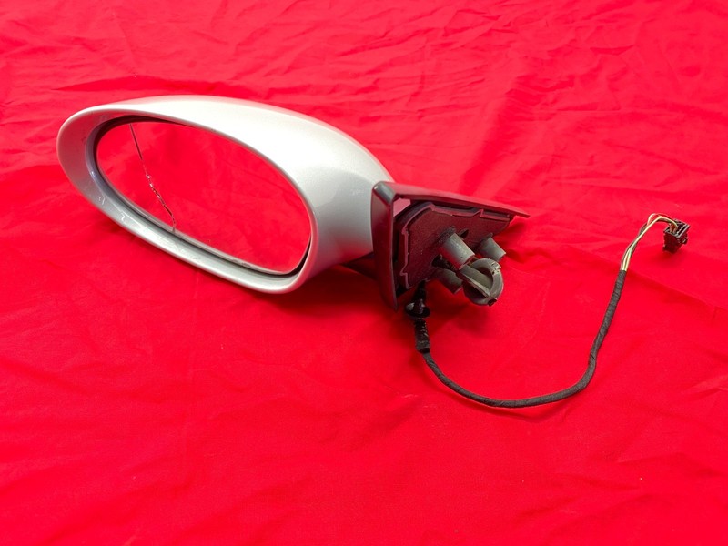 03-08 BMW E85 E86 Z4 Left Driver Side View Door Mirror Glass Assembly Gray OEM✅