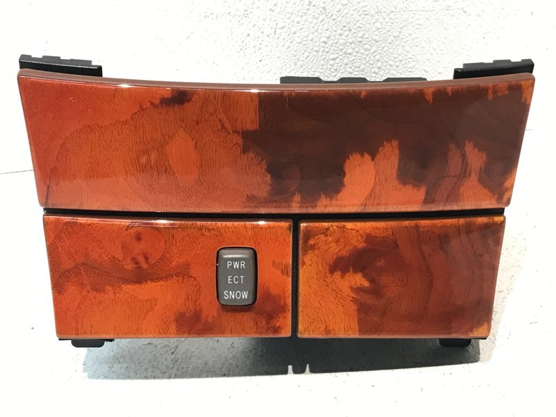 2001 - 2006 Lexus LS430 Center Console Storage Tray PWR ECT SNOW Switch OEM Wood