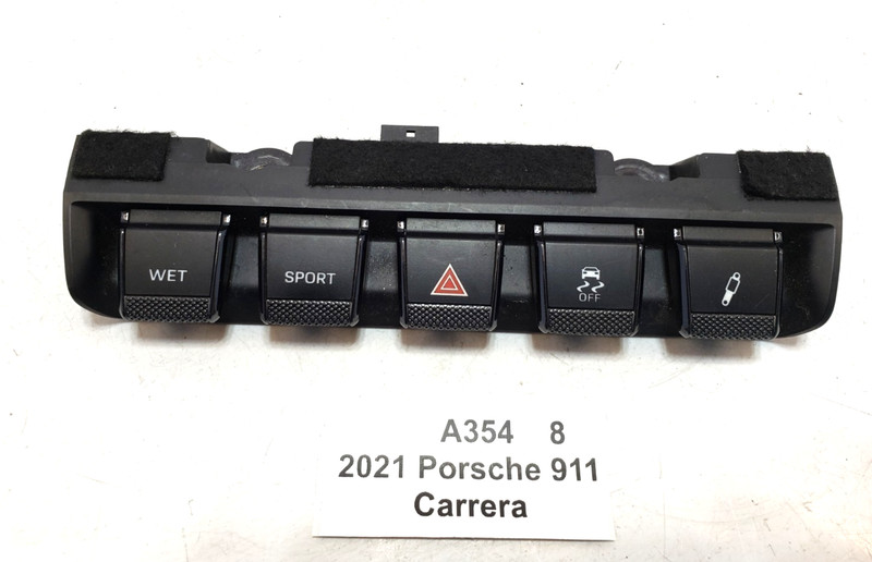 ✅ 20-24 OEM Porsche 911 Carrera 992 Center Console Multifunction Control Switch