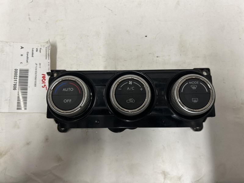 2017 SUBARU WRX Heat AC Controller 2.0L 72311VA210 OEM 17