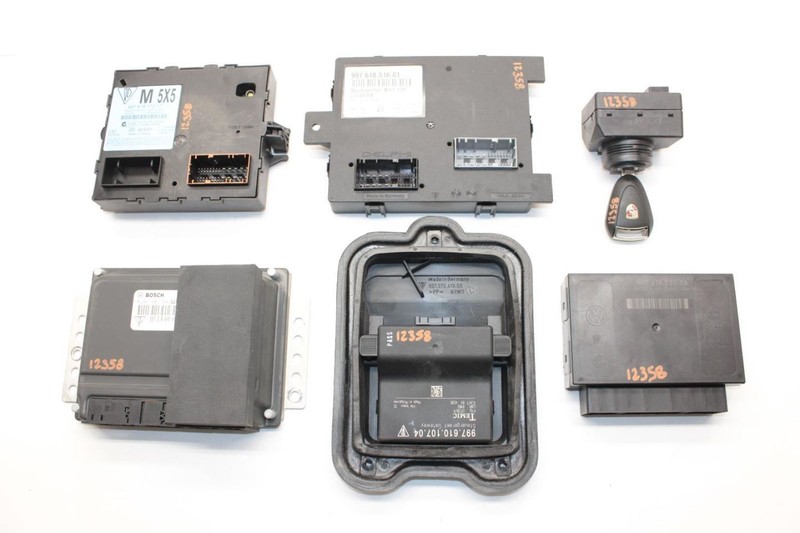 2012 Porsche Cayman 2.9L Engine Start Kit with ECU Ignition and Key
